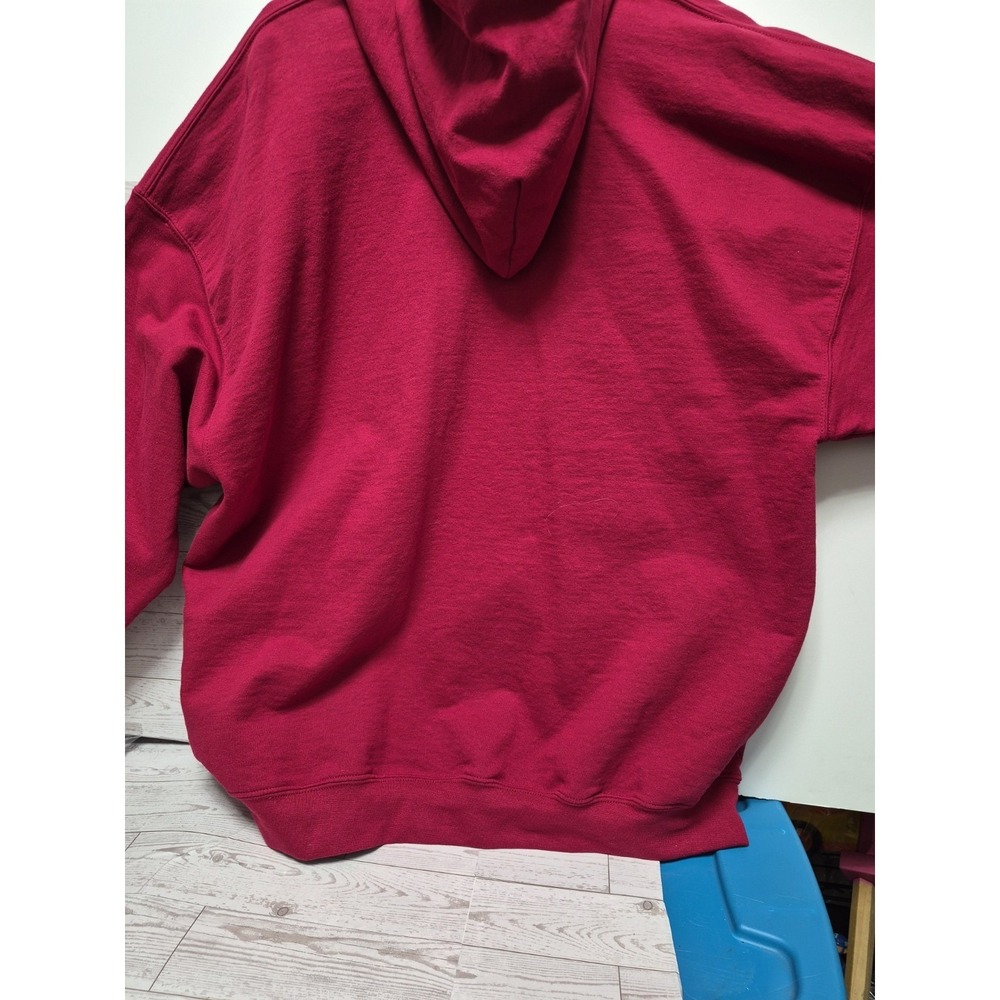 GOOD DOG LIGHTWEIGHT JACKET Hoodie ZIP UP SIZE 2XL with Pockets Maroon - Picture 5 of 7